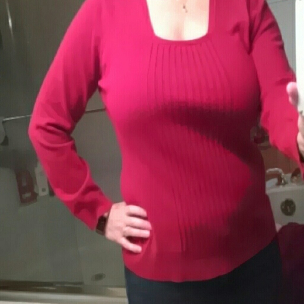Cute red sweater