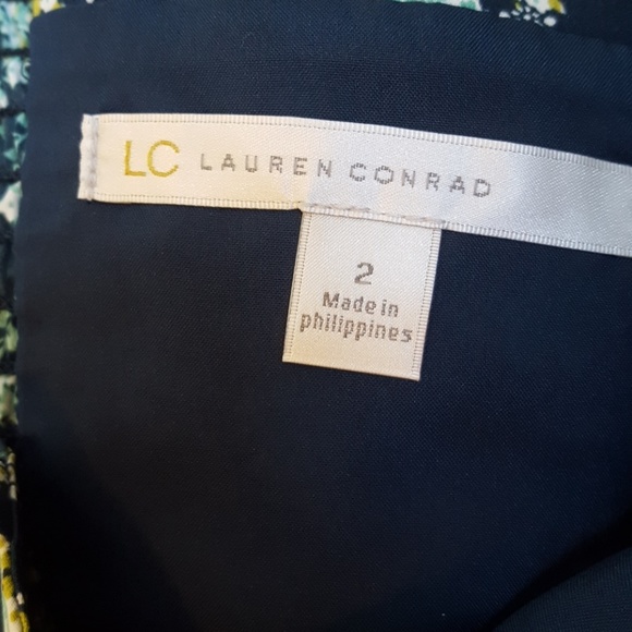 LC blue and green floral dress - Picture 4 of 4