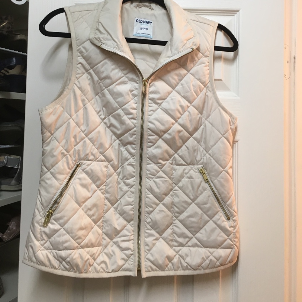 Old navy cream vest