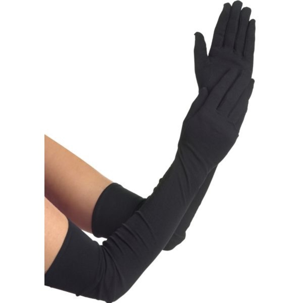 Extra Long Satin Gloves