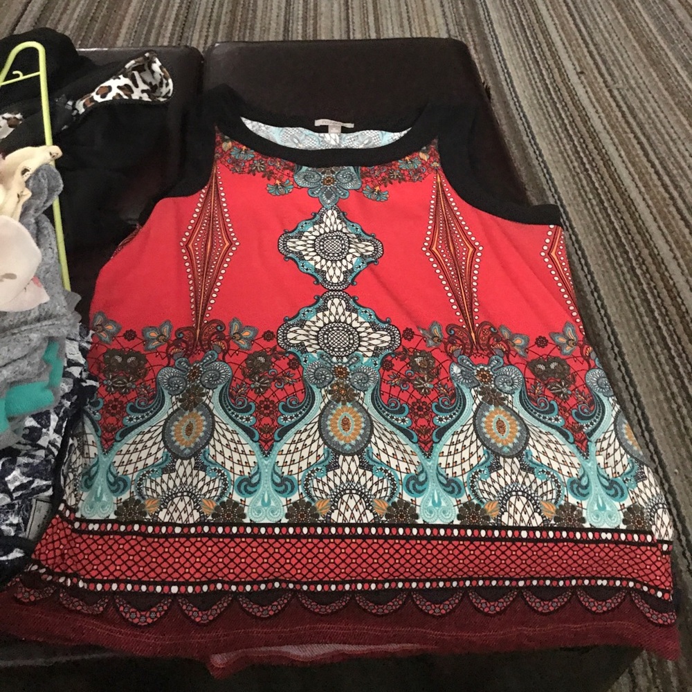 Dress barn sleeveless blouse