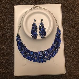 Necklace and earrings