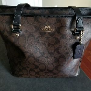Brown Coach bag