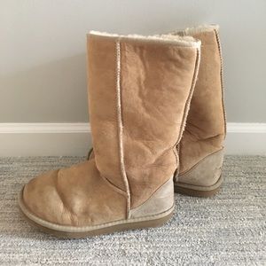 UGG boots, classic, tall, tan.