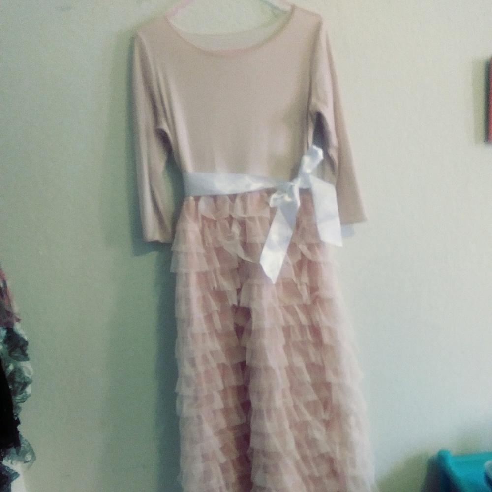 Long ruffle Dress💜