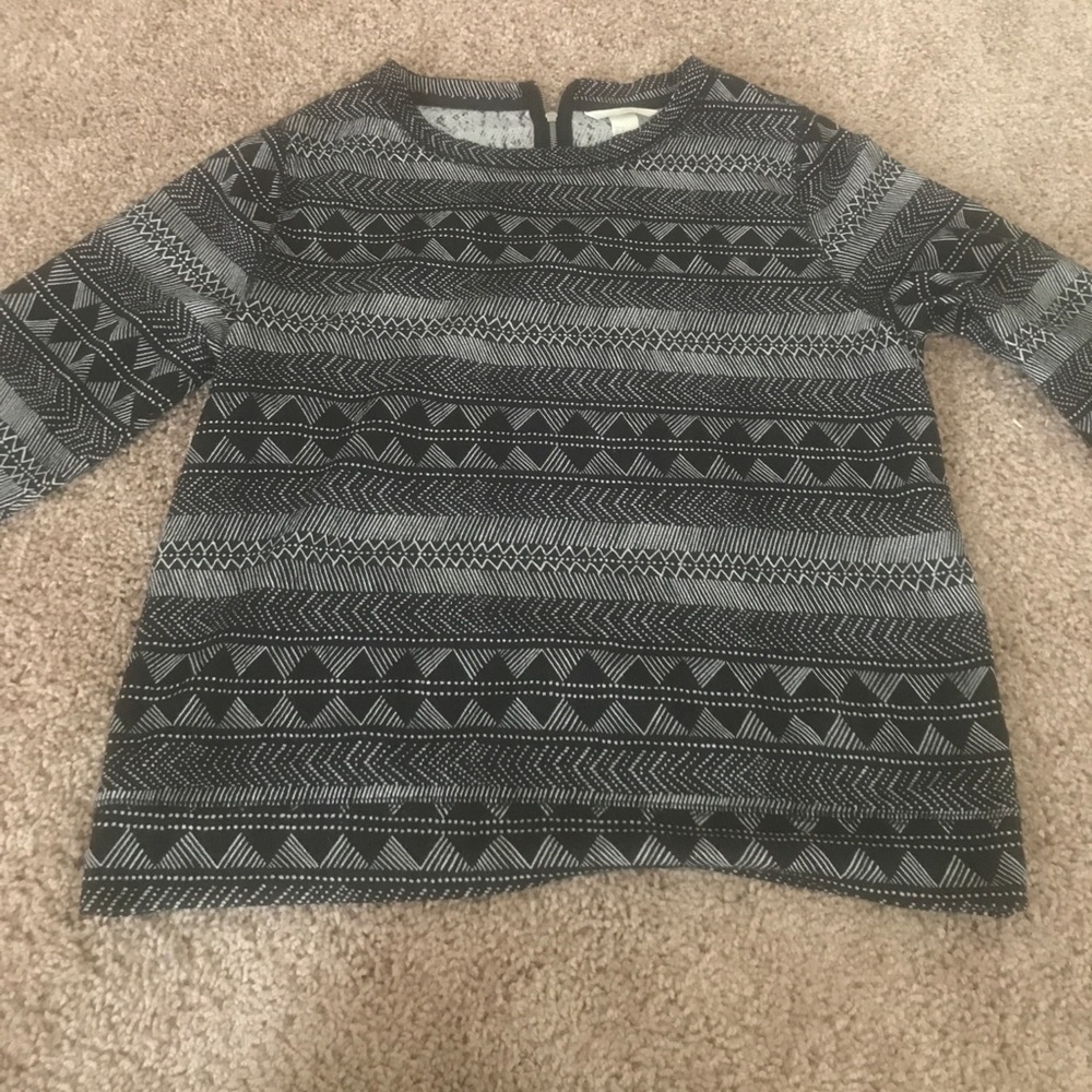 H&M tribal print sweater