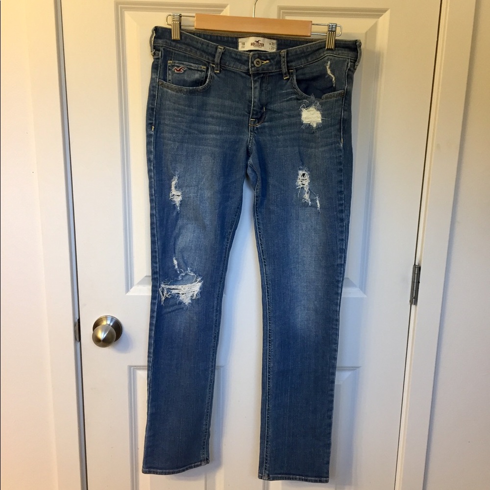 Hollister Distressed Ripped  Skinny Jeans