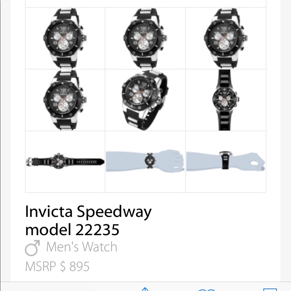Men’s Invicta Speedway watch