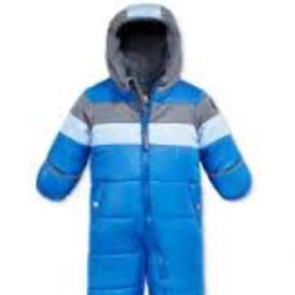 Baby Boys' Colorblocked Footed Pram Snowsuit