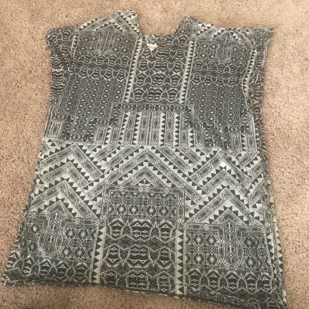 Black and white Tribal dress