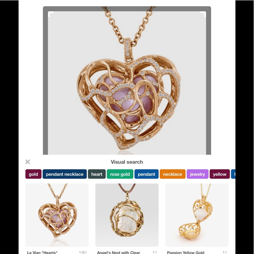 ISO LeVian Hearts pendant