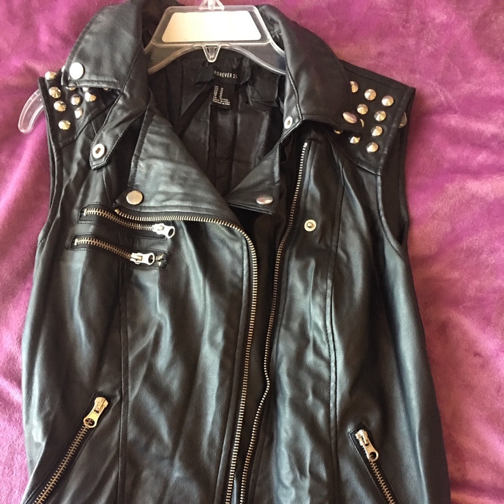 Forever 21 leather vest