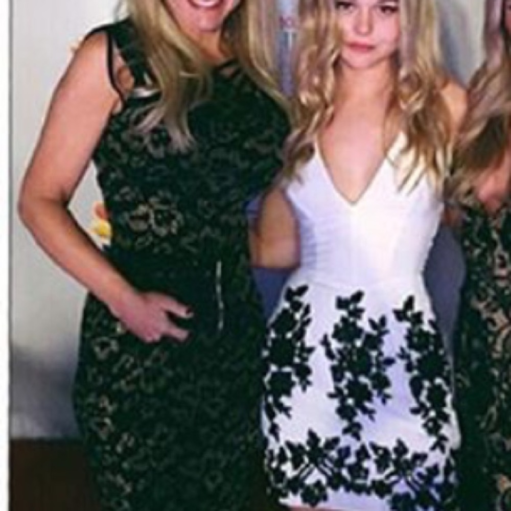 Metallic Lace Strappy Midi Dress - Picture 7 of 8