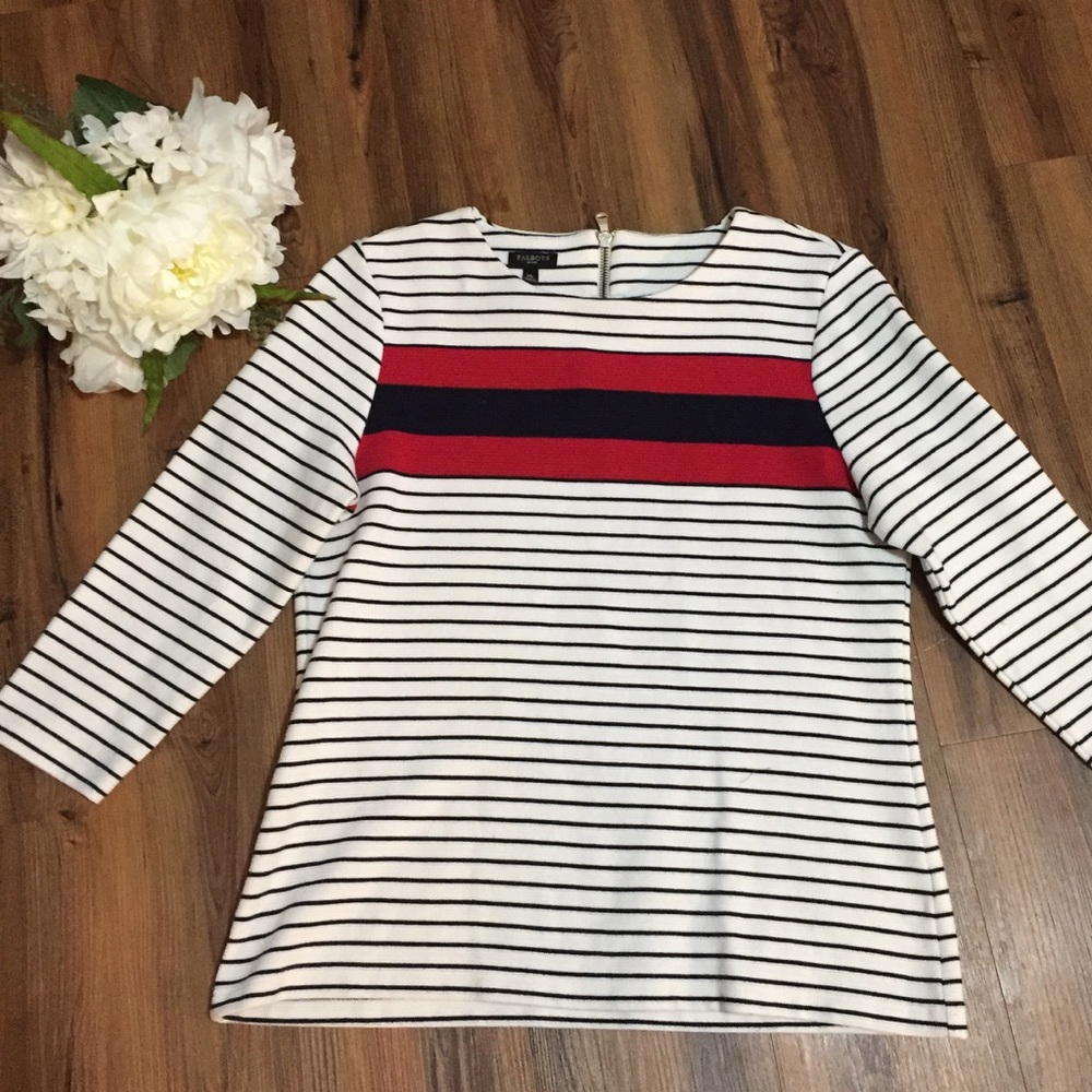 Talbots Petite Striped Top - #045