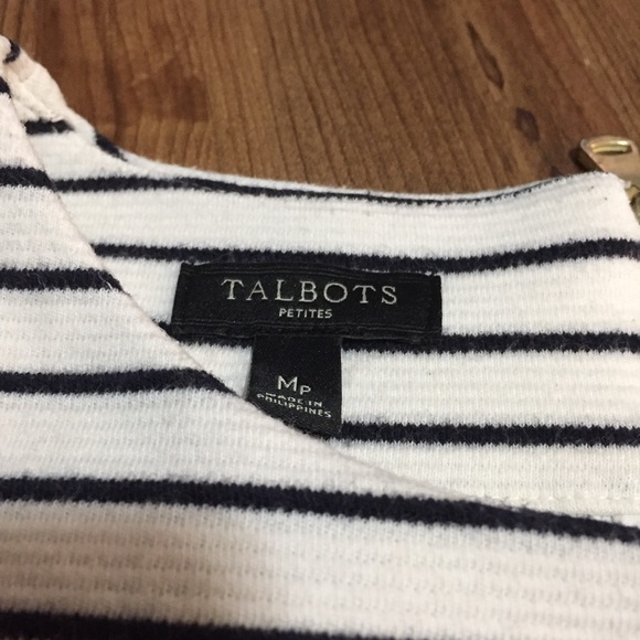 Talbots Petite Striped Top - #045 - Picture 2 of 4