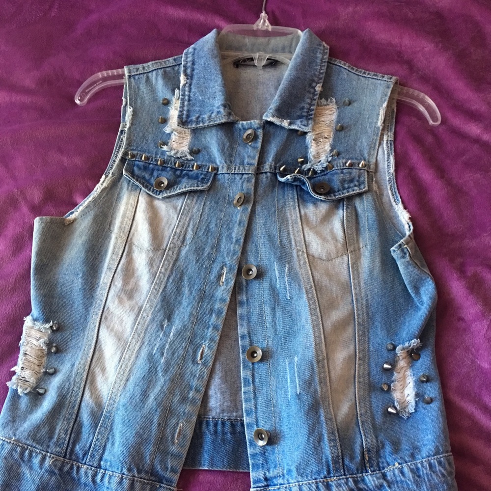 Les Files denim vest