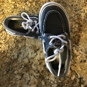 Toddlers Canvas Sperry boat shoes