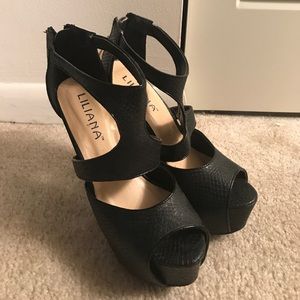 Banana Heel Platform Heels