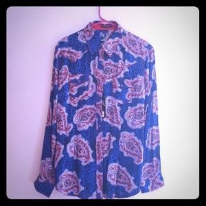 Wrangler Rock 47 Paisley Button Up