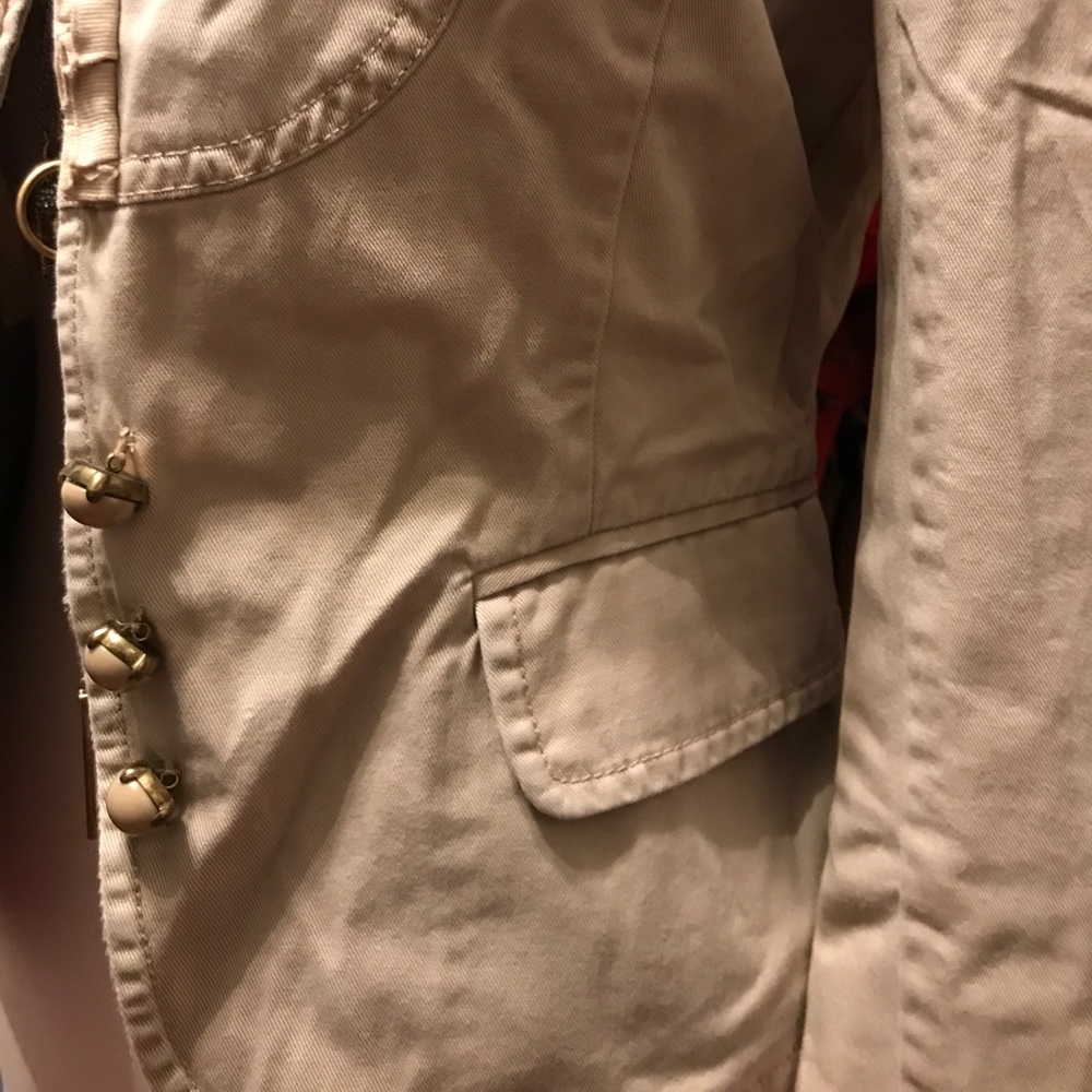 J.Crew Ruffled Chino Jacket - Picture 3 of 7