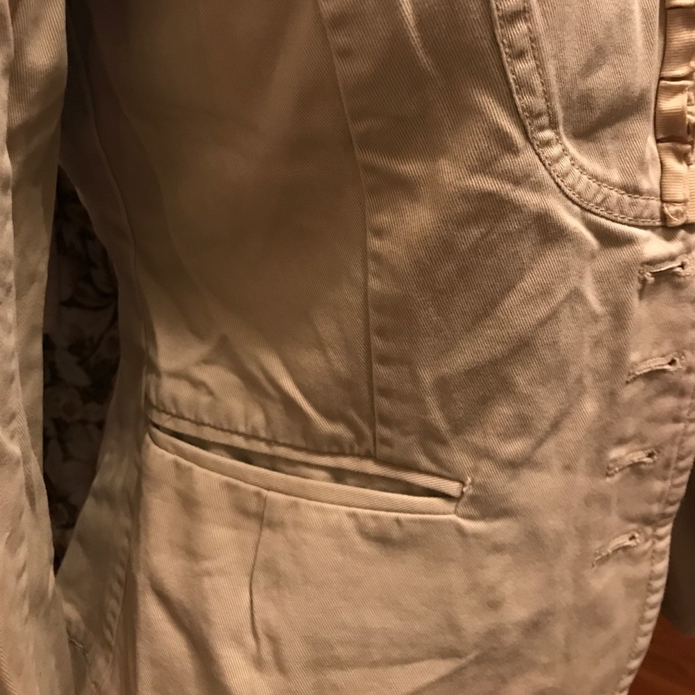 J.Crew Ruffled Chino Jacket - Picture 4 of 7