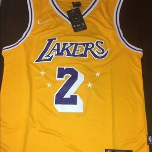 Lonzo Ball Throwback LA Lakers Men S, L, XL Jersey