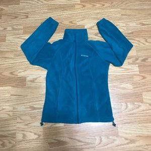 Teal Columbia zip up! Lightly used!