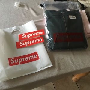 Supreme x Champion arc logo zip up sweatshirt
