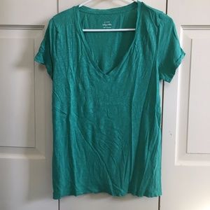 J Crew Green Cotton Shirt