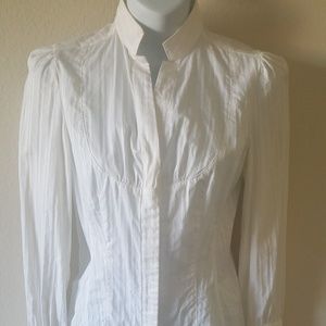 Women's Express White Button Down top