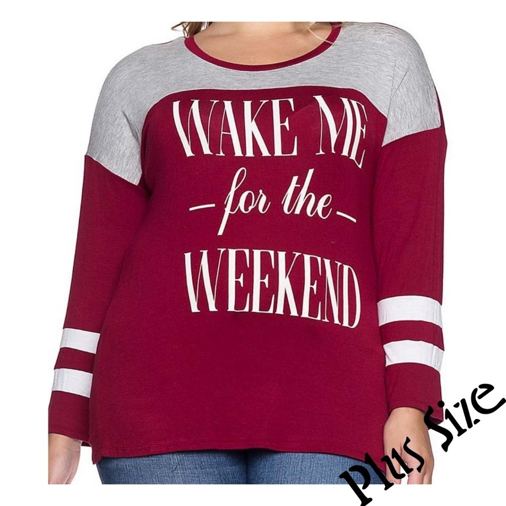 ✔CLEARANCE ✔Wake Me 4 Wkend Top - Picture 1 of 3