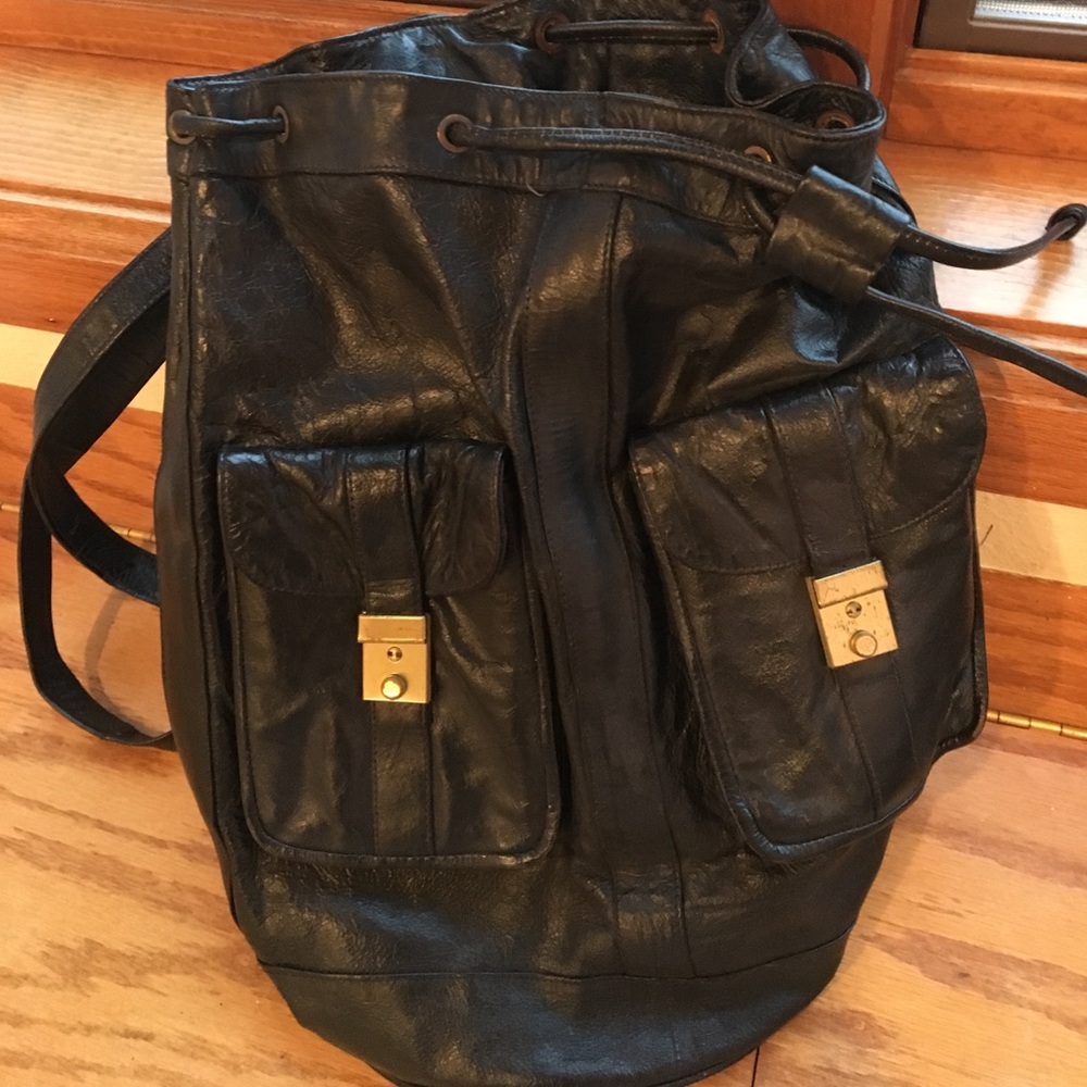 Vintage Leather Backpack