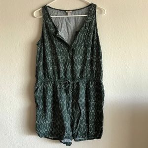 Merona Olive Green Romper