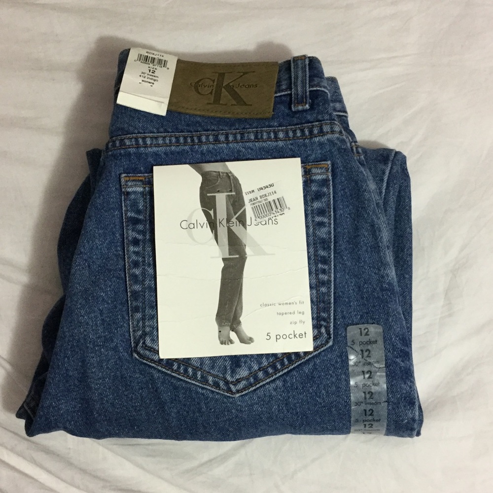 Vintage Calvin Klein high waist mom jeans