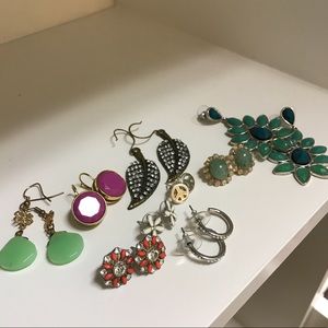 Lot of 9 pairs of earrings!