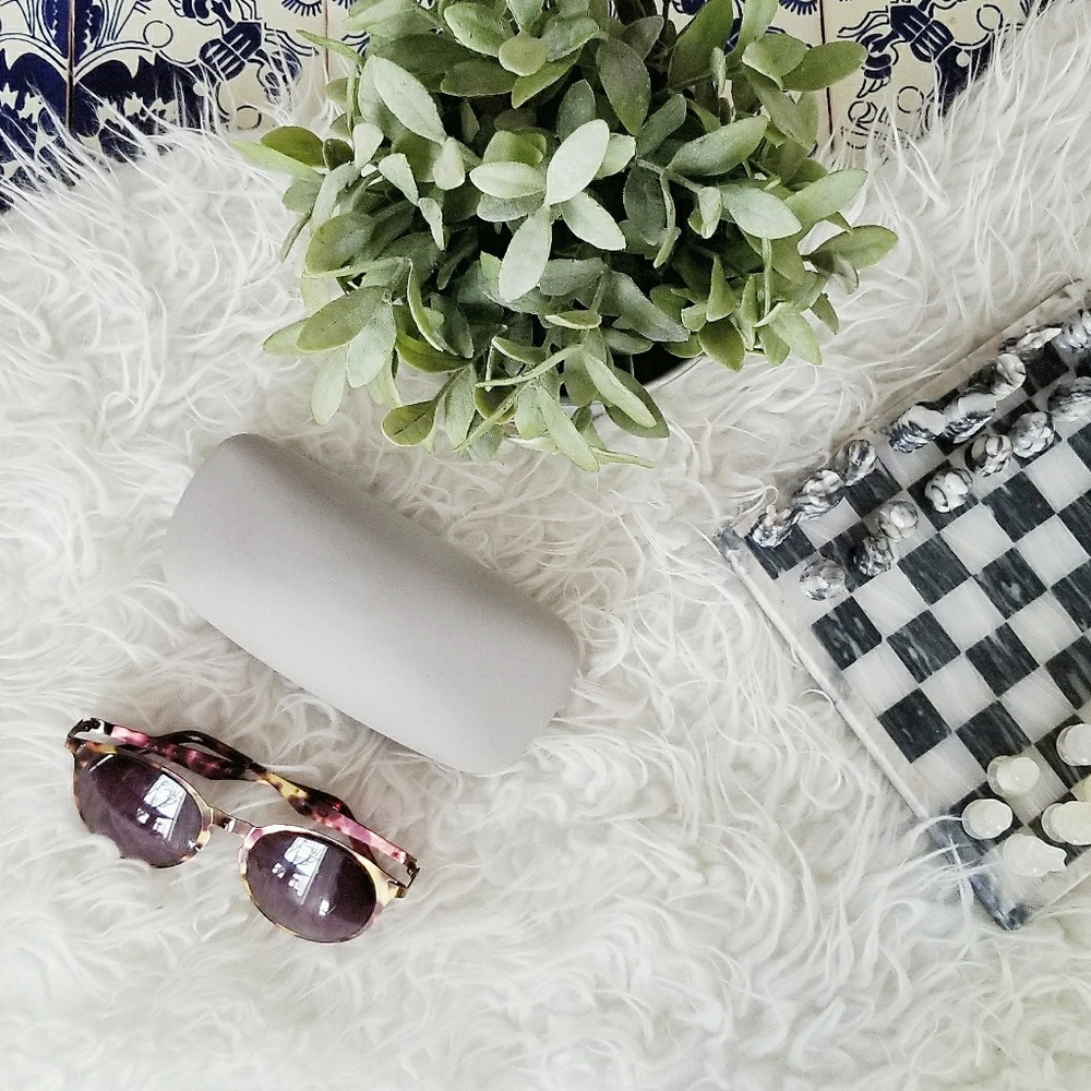 ZARA gold print sunglasses