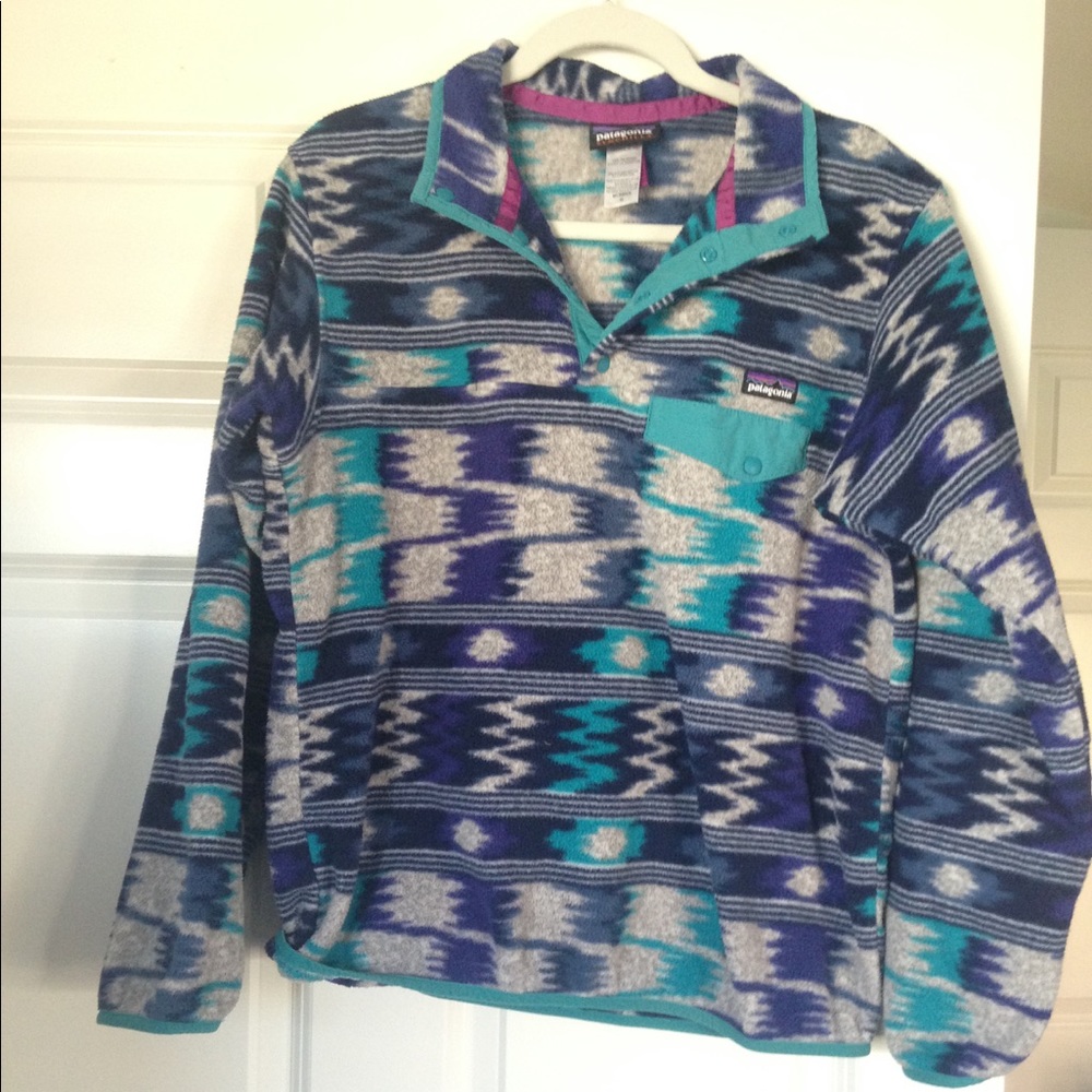 Blue patterned Patagonia