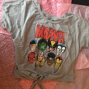 Super hero crop top