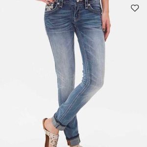 Rock Revival Embellished Skinny Ankle Jeans
