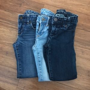 Girls Gap Skinny Jeans Bundle of 3