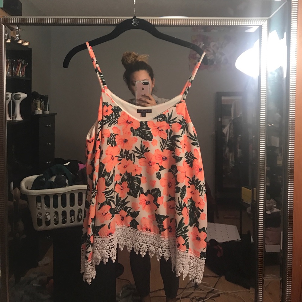 Floral tank top