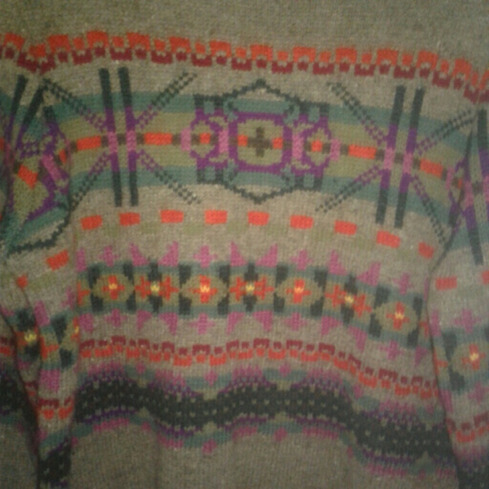 Chaps Aztec Sweater - Picture 4 of 5