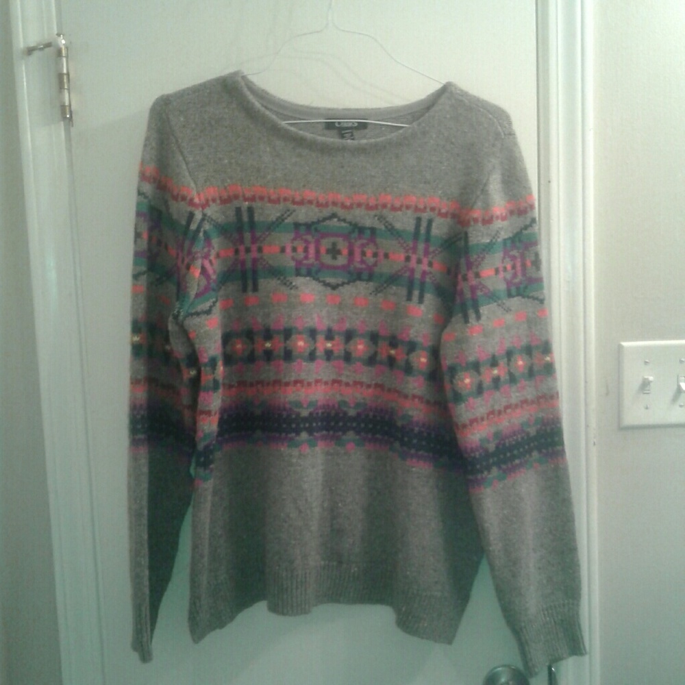 Chaps Aztec Sweater - Picture 5 of 5