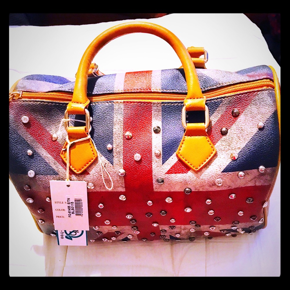 NWT VEGAN GREAT BRITAIN FLAG BAG  🇬🇧
