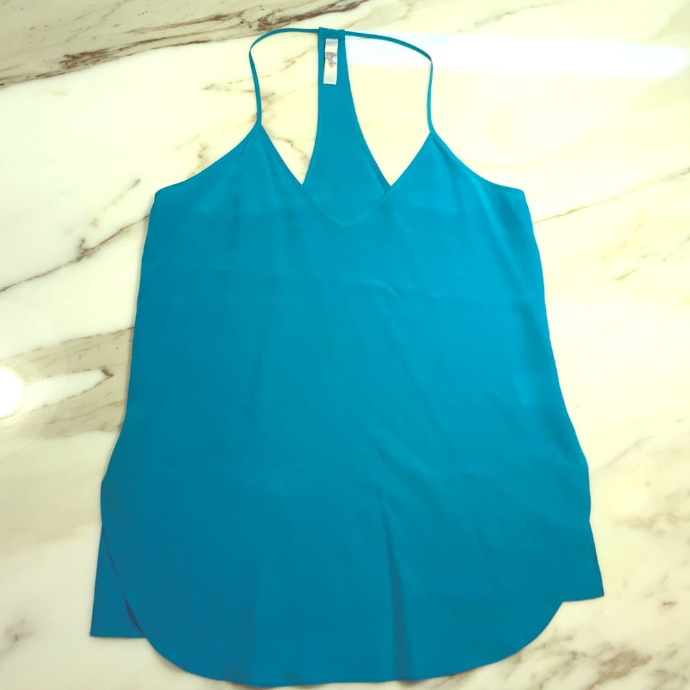 100 % Silk Rory Beca Racerback Tank