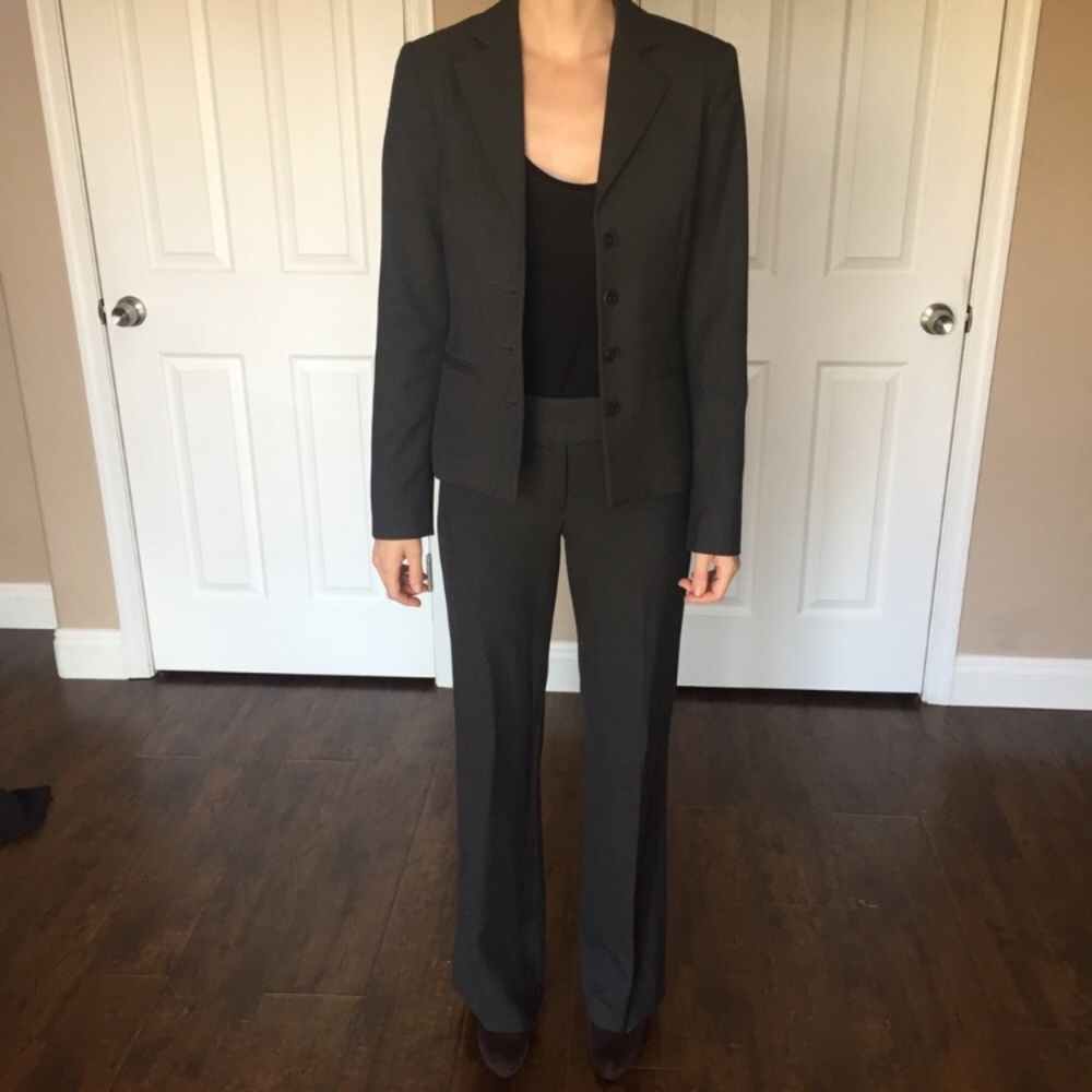 Charcoal two piece suit
