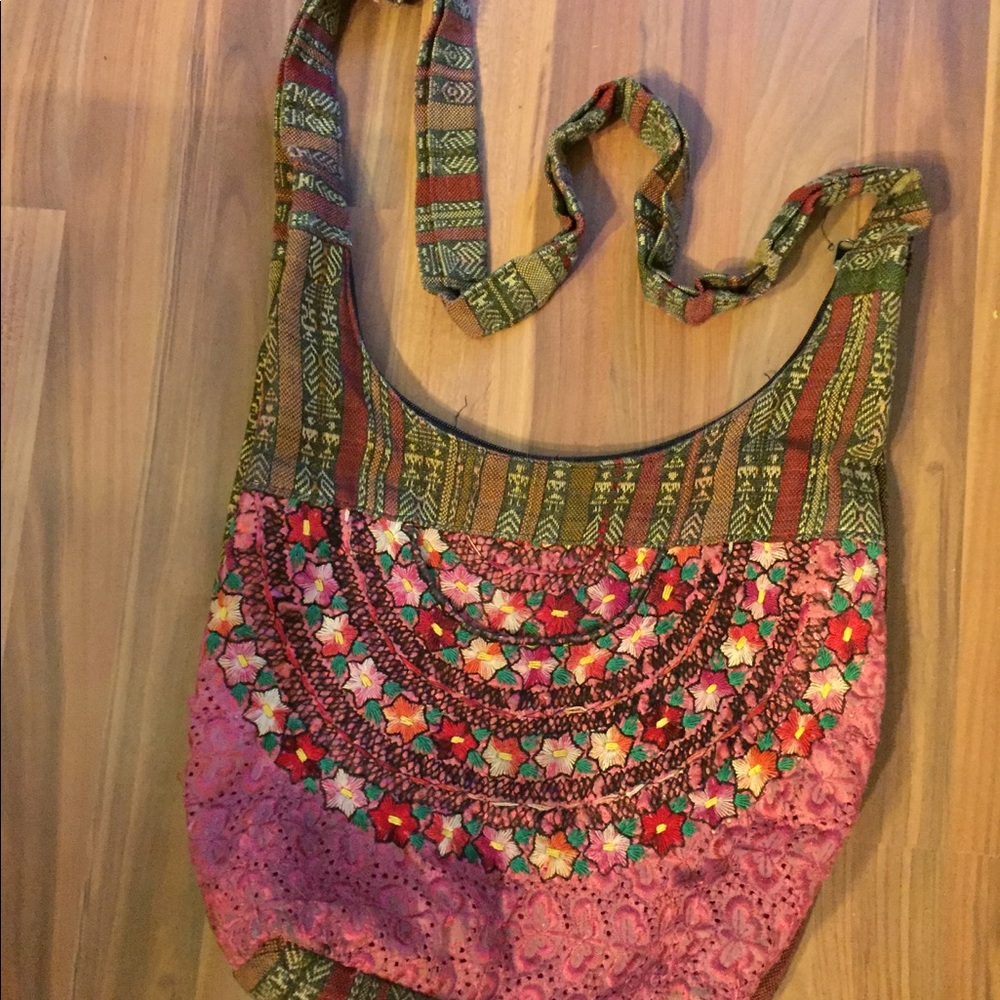 Authentic handmade Mexican crossbody bag