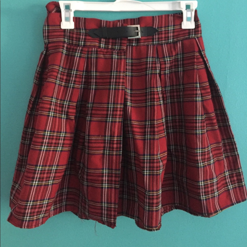 Deandri Red Tartan Nancy skirt
