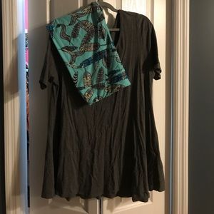 XL perfect t & TC leggings outfit