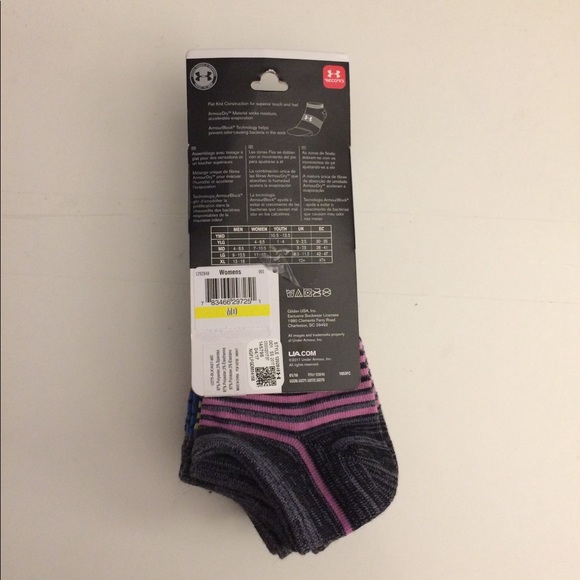 NWT Under Armour socks (6 pairs) - Picture 3 of 3